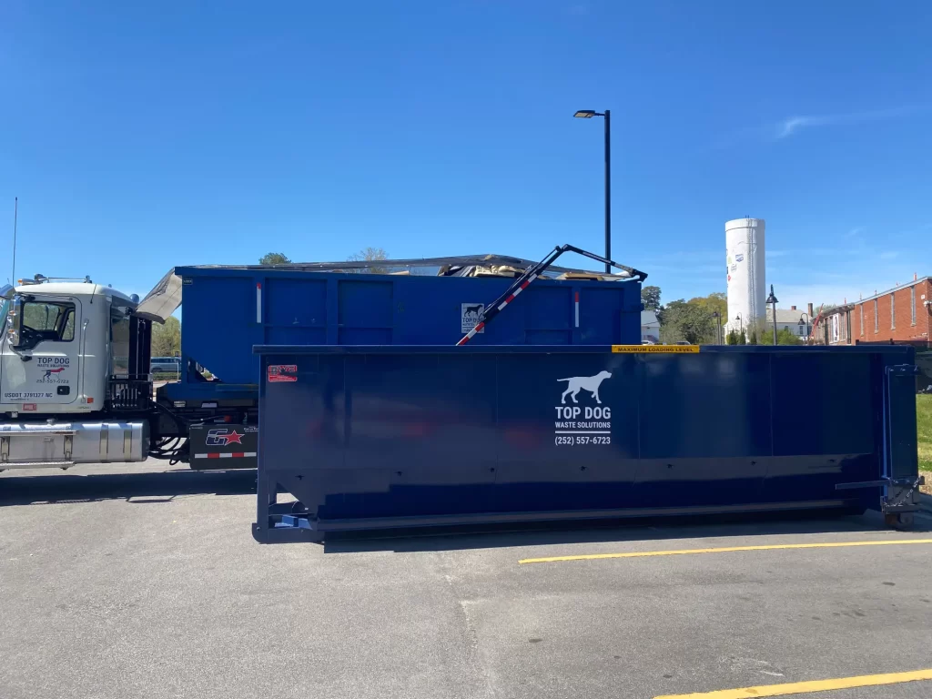 top dog roll off containers